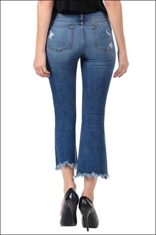 CROPPED BELL BOTTOMS