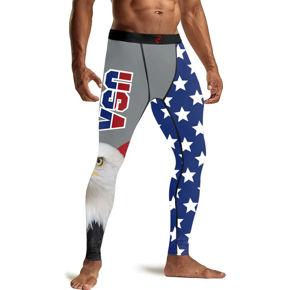 Eagle Symbol Of America Men's Compression Leggings