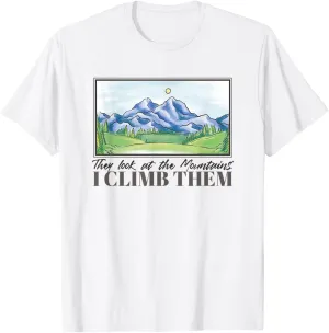 Mountain Landscape Painting Nature T-Shirt