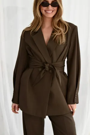 Muse Blazer - Bruin