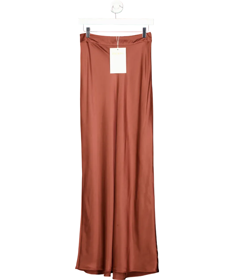 Sezane Brown Ameline Skirt  Cacao UK 8